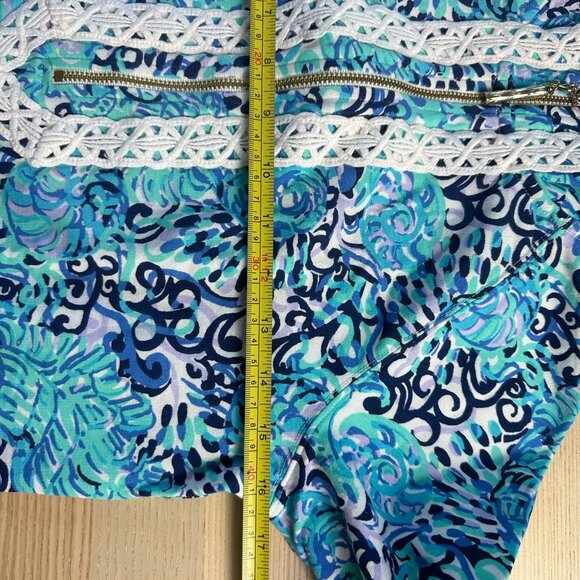 NWT Lilly Pulitzer Janie Popover in Light Aqua Spritz Size XXS - Picture 8 of 10